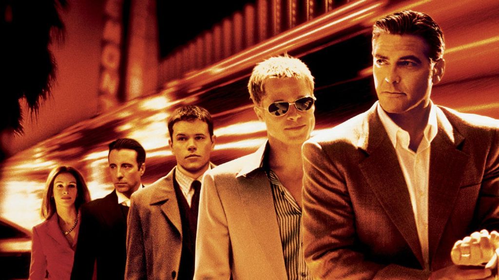 Ocean's Eleven frame: Vegas team planning